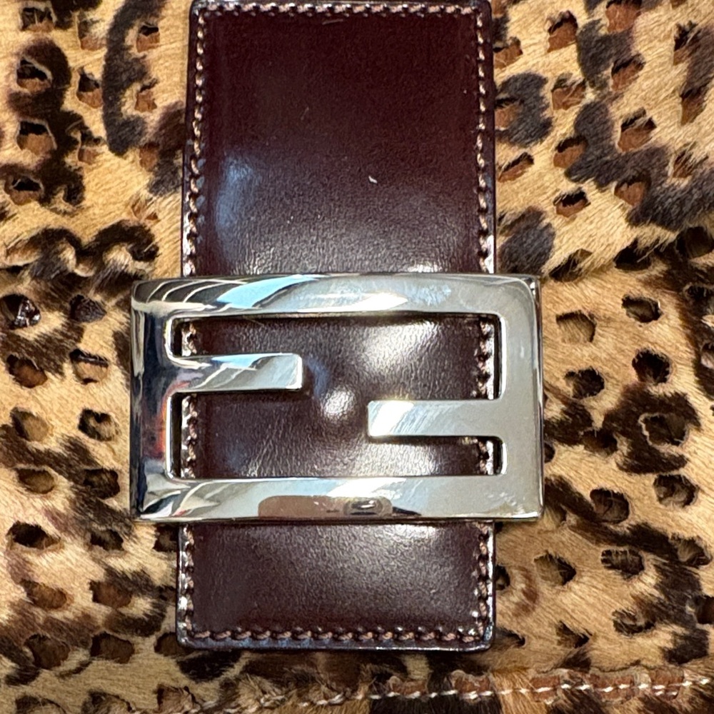 Fendi Perforated Pony Hair Baguette - Picture 2 of 10